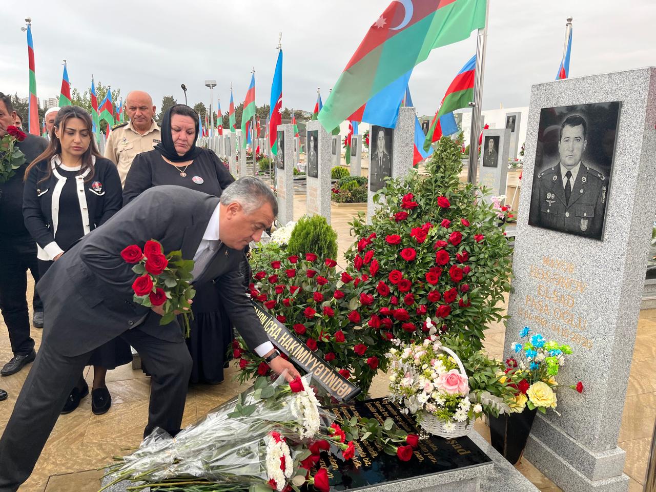 Abşeronda şəhidlərimiz ildönümlərində yad edilib - FOTO