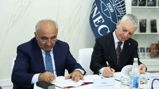 UNEC ilə Türkiyə Rəqabət Qurumu arasında memorandum imzalandı - VİDEO