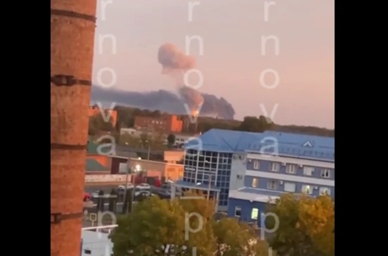 Ukrayna Adıgeydə hərbi aerodorumu vurdu