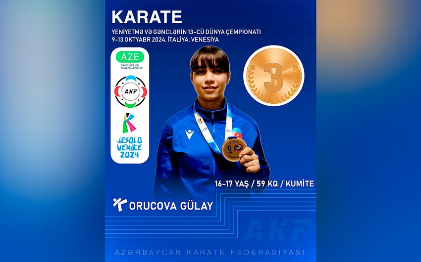 Karateçimiz İtaliyada medal qazandı
