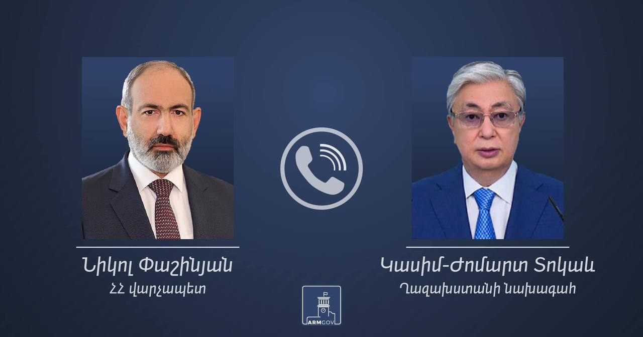 Paşinyan Tokayevlə danışıqlar apardı