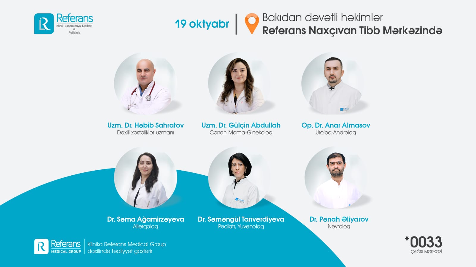 Bakıdan dəvətli həkimlər Naxçıvanda 