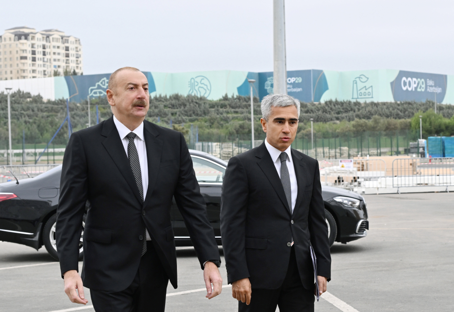 Prezident COP29-a hazırlıqla tanış oldu - FOTOLAR