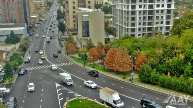 Bakıda bu yol sürücülərin istifadəsinə verildi