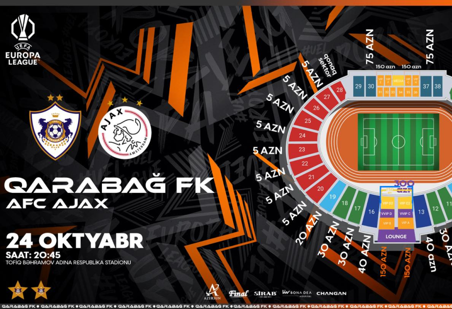 “Qarabağ” - “Ayaks” oyununa 1 gündə 20 min bilet satıldı