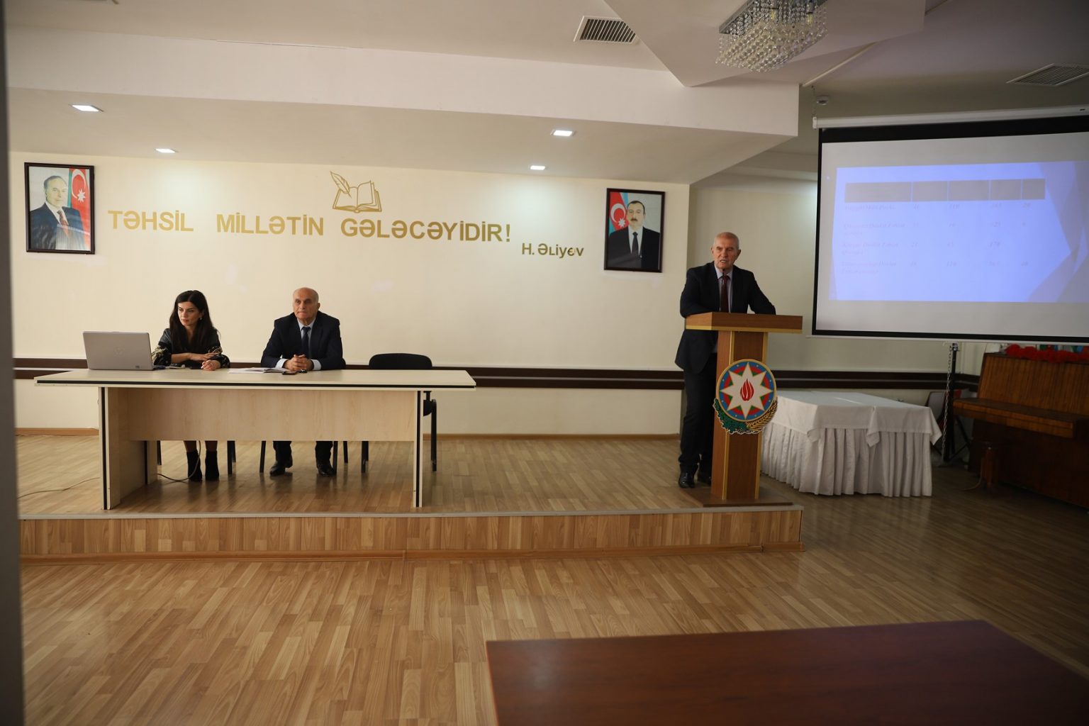 Gəncə Dövlət Universitetində ustad dərsi - FOTO