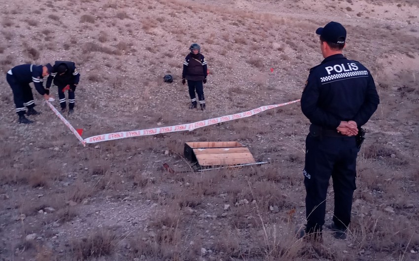 Naxçıvanda partlamamış sursatlar aşkarlandı