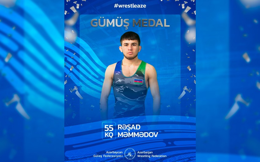 Güləşçimiz gümüş medal qazandı