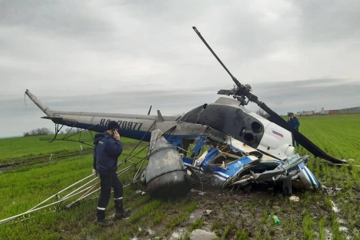 "Mi-2" qəzaya uğradı: ölənlər var