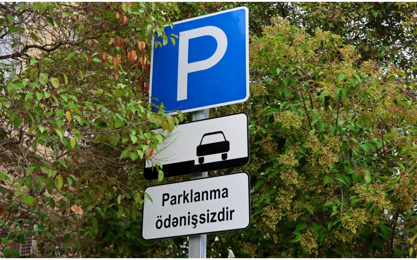 Bakıda ödənişsiz parklanma yerləri - FOTO