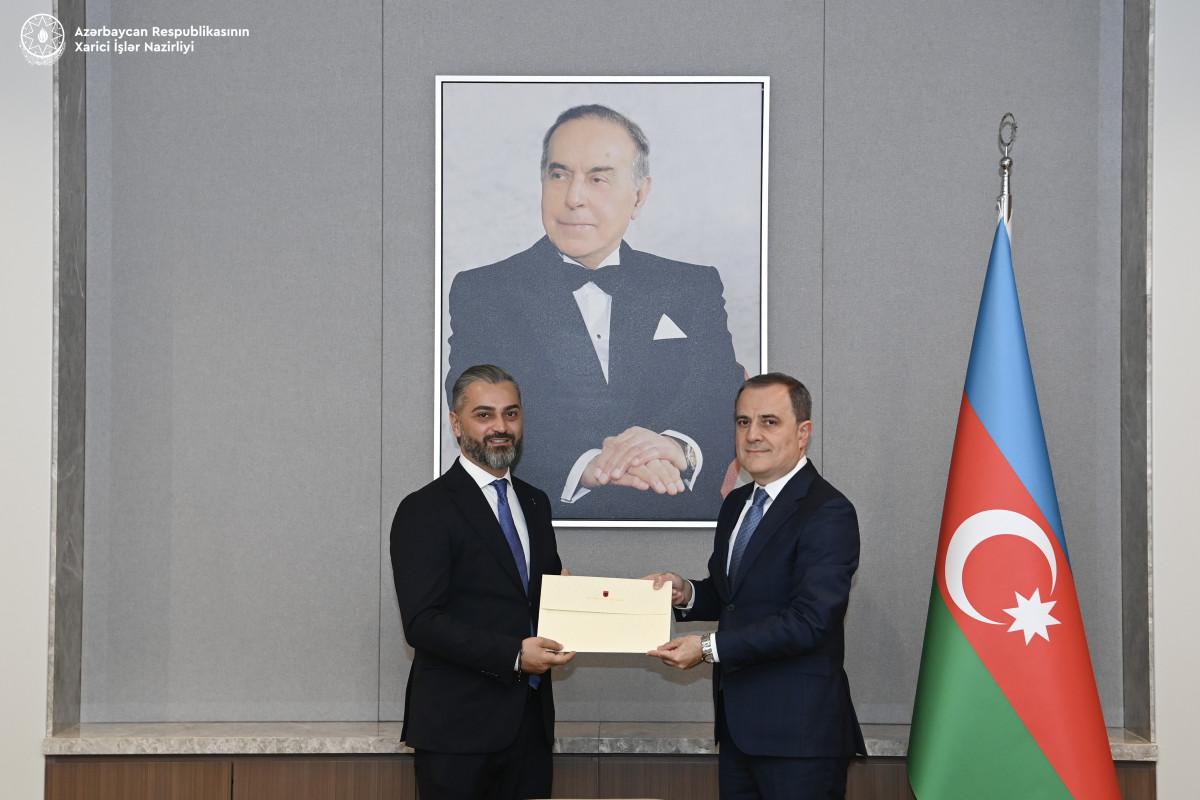 Ceyhun Bayramov yeni səfirlə görüşüb - FOTO