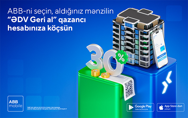 Yeni mənzillərdən ƏDV qazancı əldə etmək üçün rahat imkan!