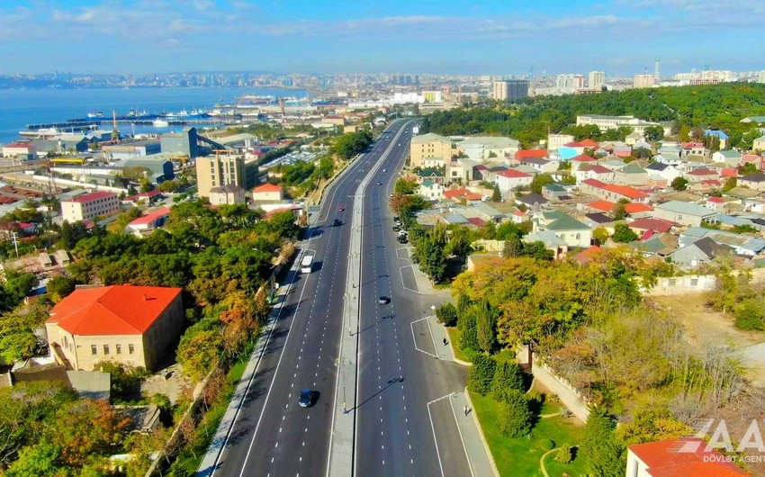 8 Noyabr prospektində əsaslı təmir işləri yekunlaşır