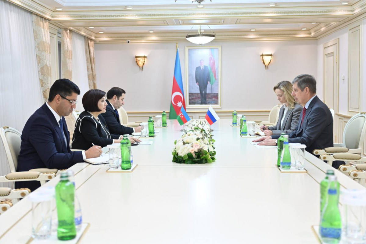 Sahibə Qafarova Rusiya səfiri ilə görüşüb - FOTO