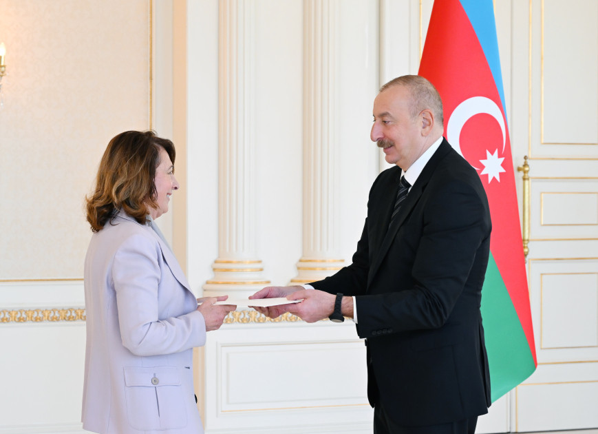 İspaniyanın yeni səfiri İlham Əliyevin qəbulunda - FOTO