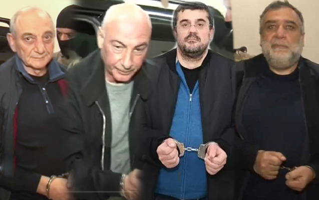 Bakıdakı separatçılar ailələri ilə DANIŞDILAR