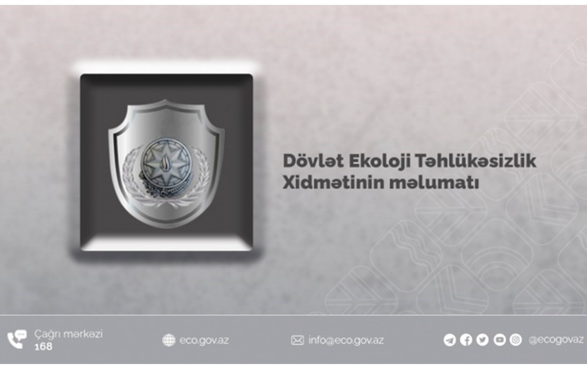 Ekoloji Təhlükəsizlik Xidməti gücləndirilmiş iş rejiminə keçdi