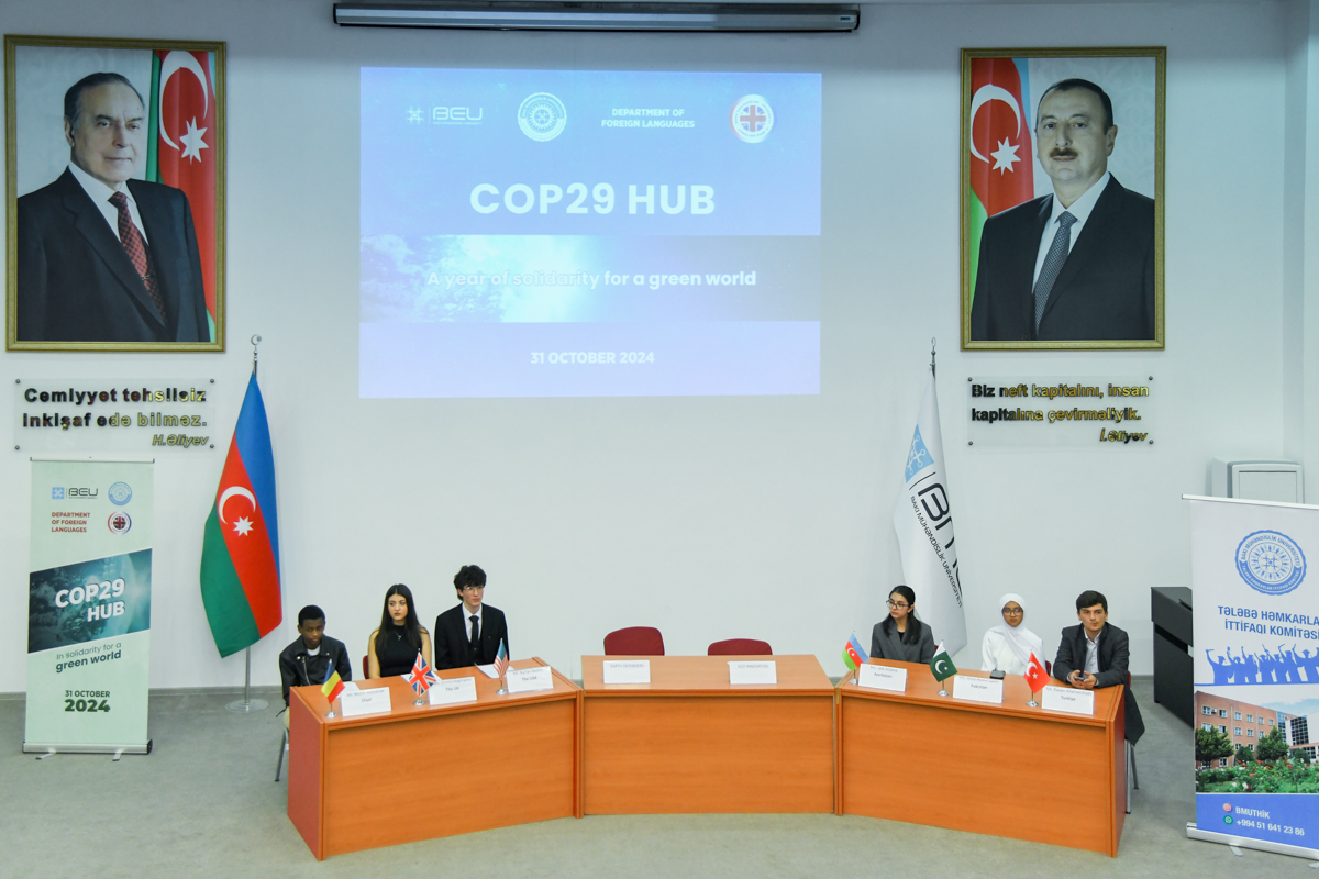 BMU-da “COP29 HUB” adlı tədbir keçirilib
