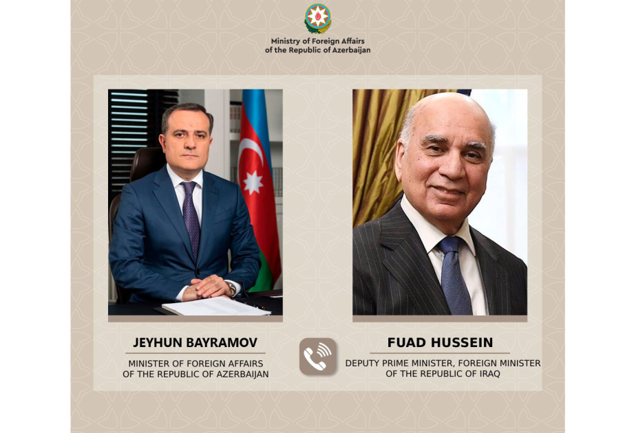 Ceyhun Bayramov həmkarı ilə danışıqlar apardı 