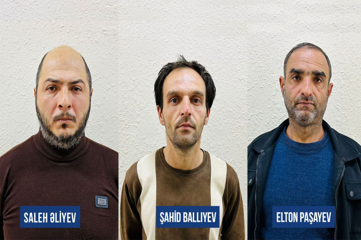 Oğurluq edən maskalı şəxslər tutuldu