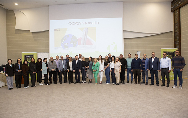 “Bazarstore” “COP29 və media” təlimi keçirdi - Fotolar