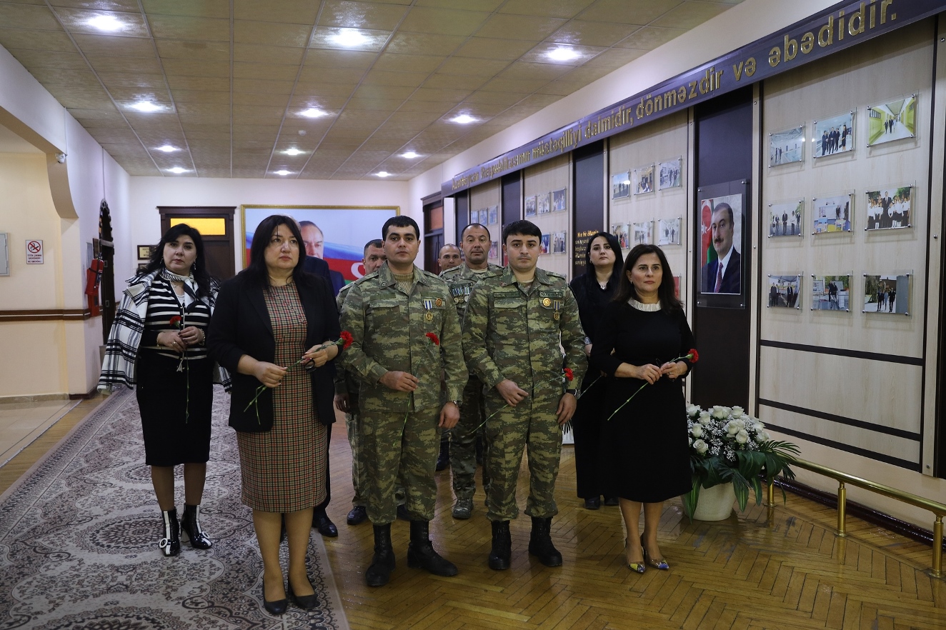 GDU-da Qarabağ müharibəsinin iştirakçıları və qazilərlə görüş - FOTO