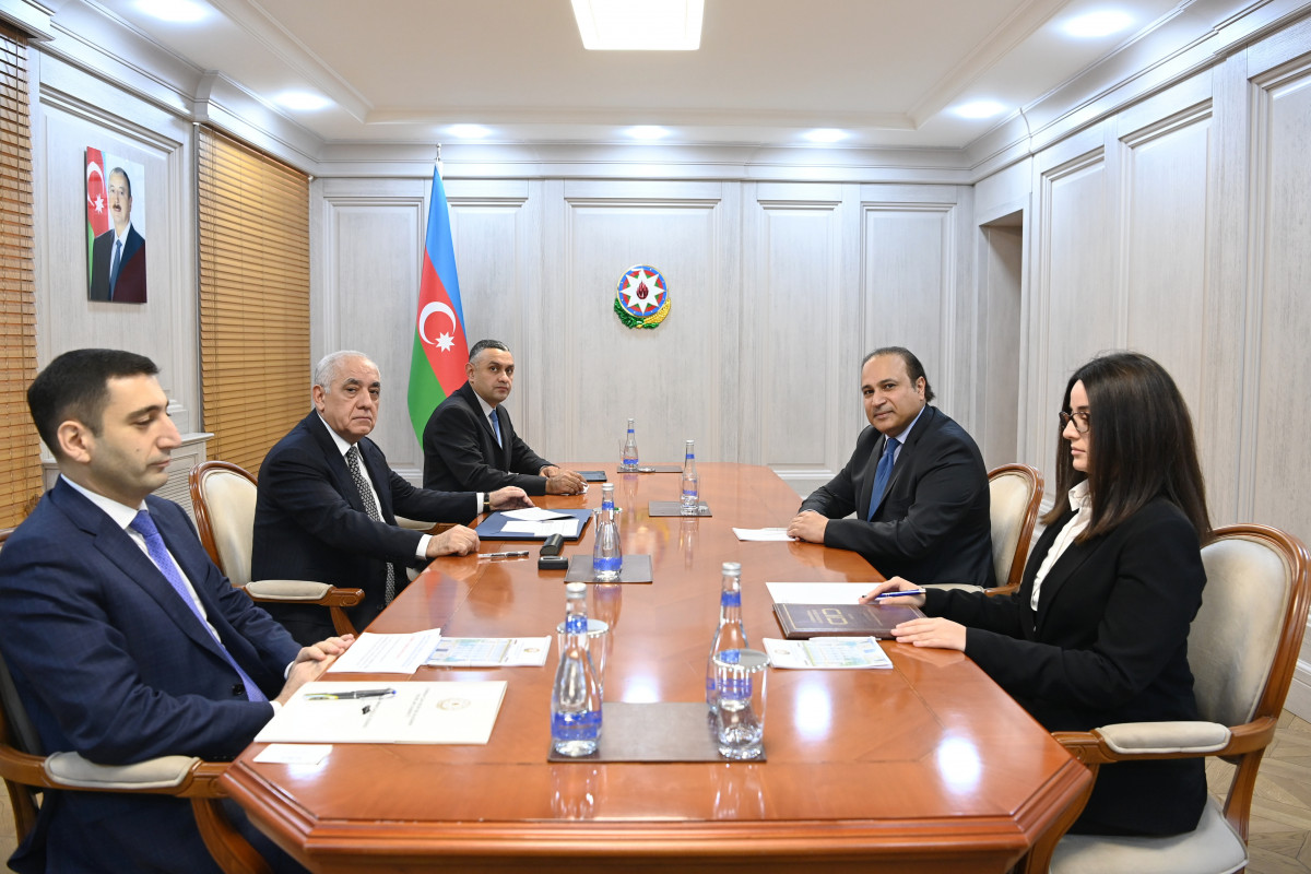 Əli Əsədov Baş katiblə görüşüb