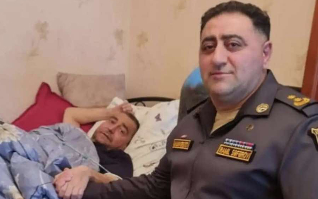 Ramil Səfərov meyxanaçını evində ziyarət etdi - FOTO