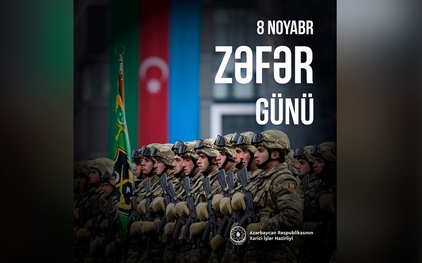 XİN-dən təbrik paylaşımı