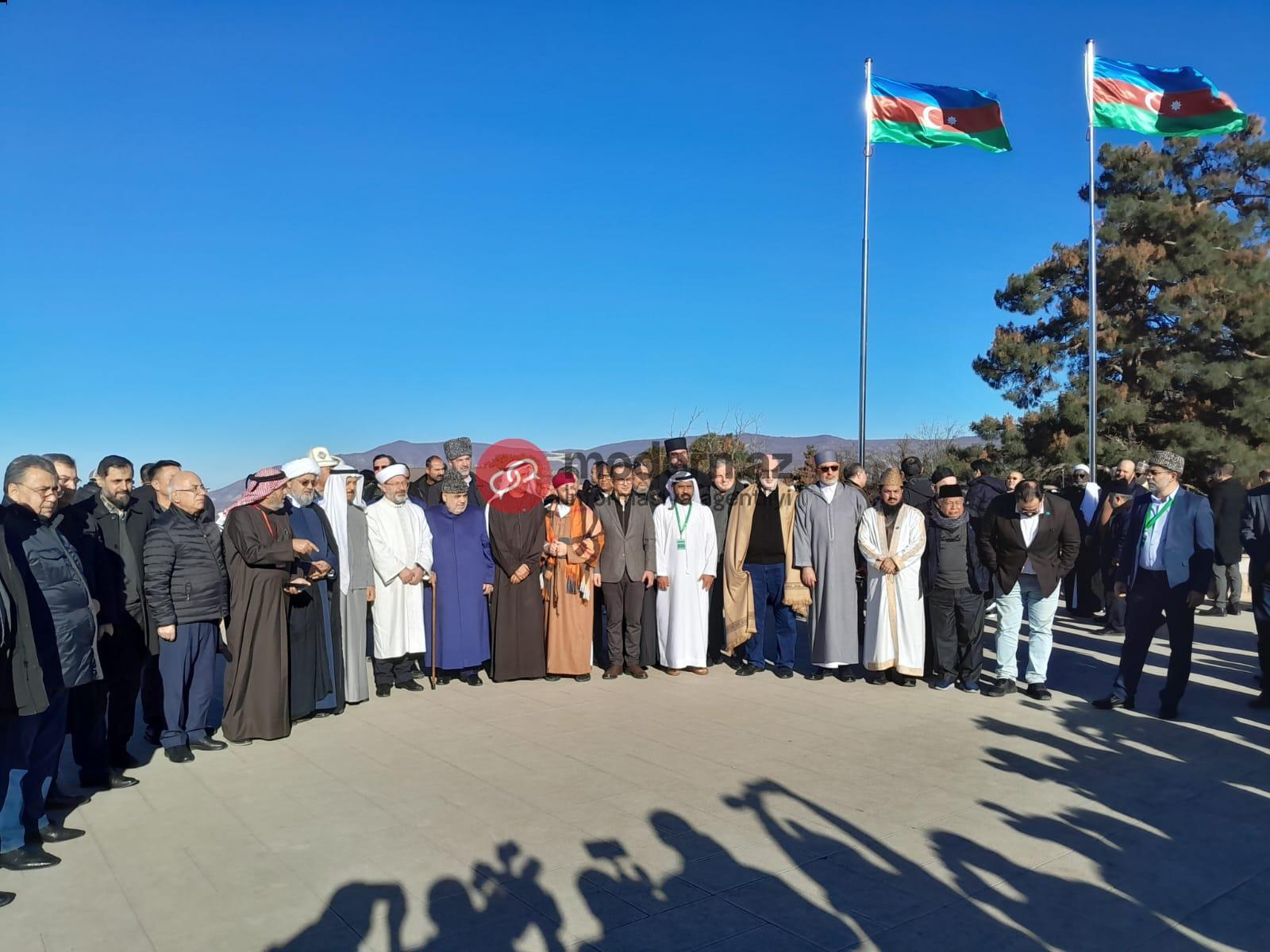 Dini sammitin iştirakçıları Xankəndidə - FOTOLAR