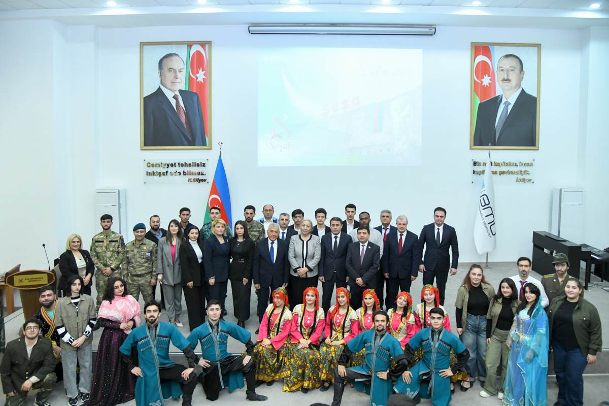 BMU-da Zəfər Günü təntənəli qeyd olunub - FOTO
