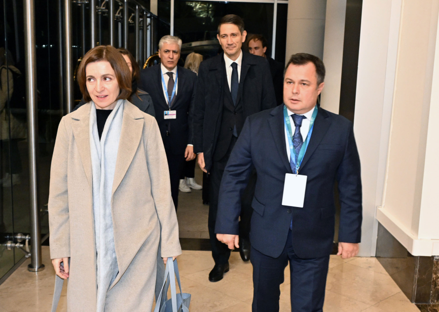 Maya Sandu Azərbaycanda səfərdədir - FOTO