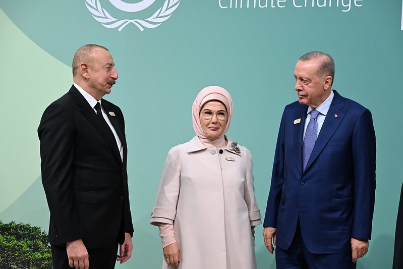 İlham Əliyev Ərdoğan və xanımını belə qarşıladı - FOTO+VİDEO