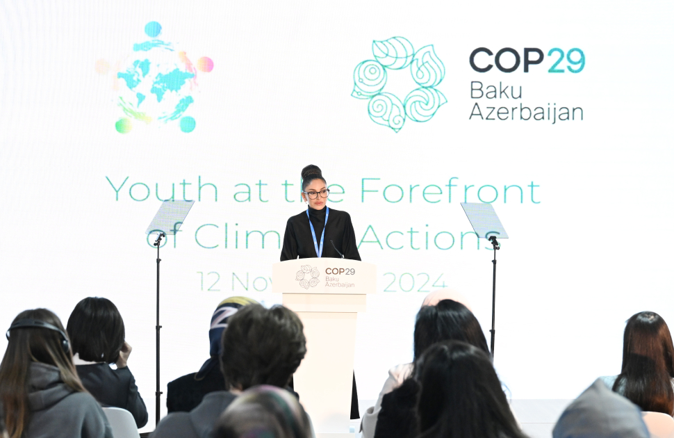 Mehriban Əliyeva COP29-da ÇIXIŞ ETDİ