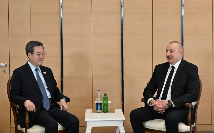 Prezident Baş nazirin müavini ilə görüşdü 