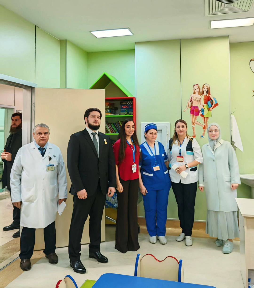Leyla Əliyeva Uşaq Onkologiya Klinikasında - FOTO
