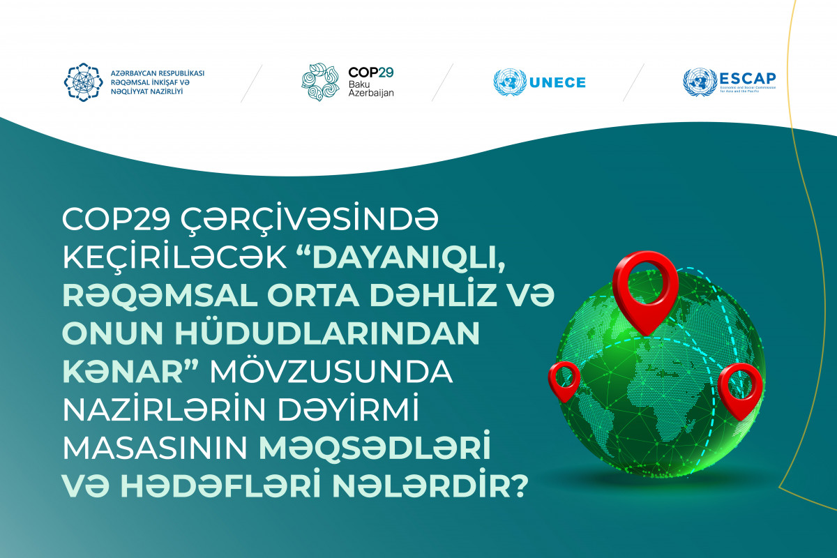 “Dayanıqlı, rəqəmsal Orta Dəhliz və onun hüdudlarından kənar” mövzusunda nazirlərin dəyirmi masası keçiriləcək