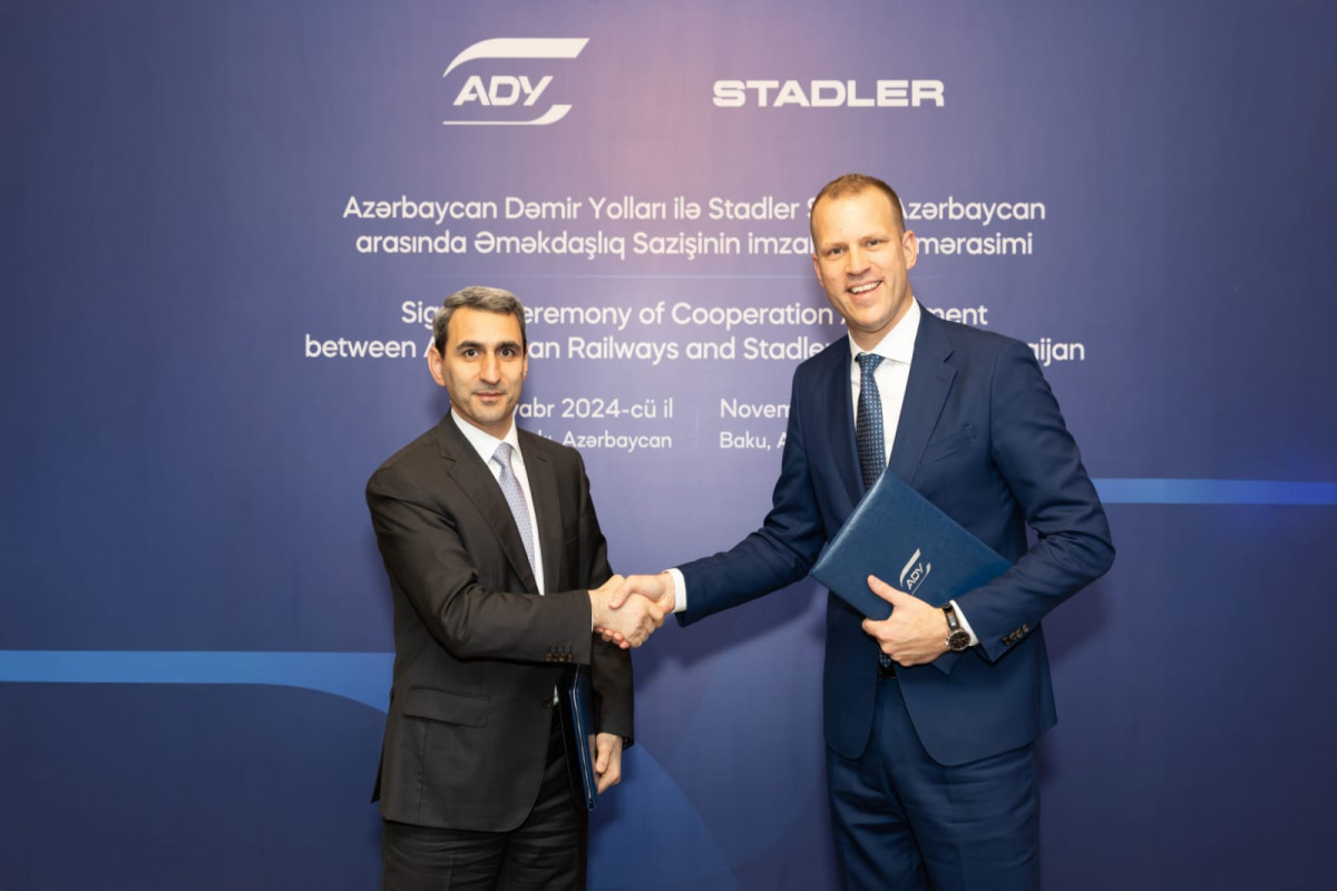 ADY və “Stadler Rail Group” arasında yeni müqavilə imzalandı - FOTO