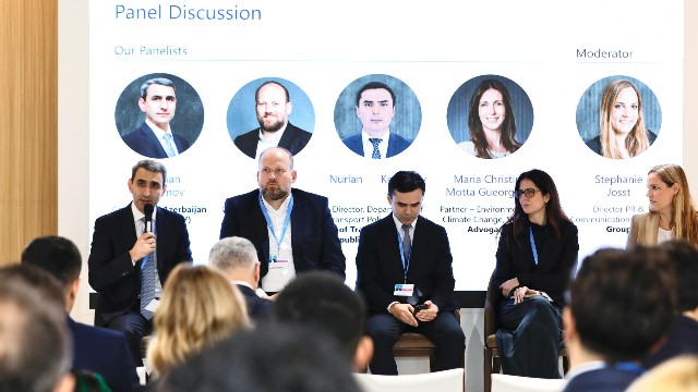 Rövşən Rüstəmov COP29-dakı panel müzakirələrdə çıxış etdi - FOTOLAR