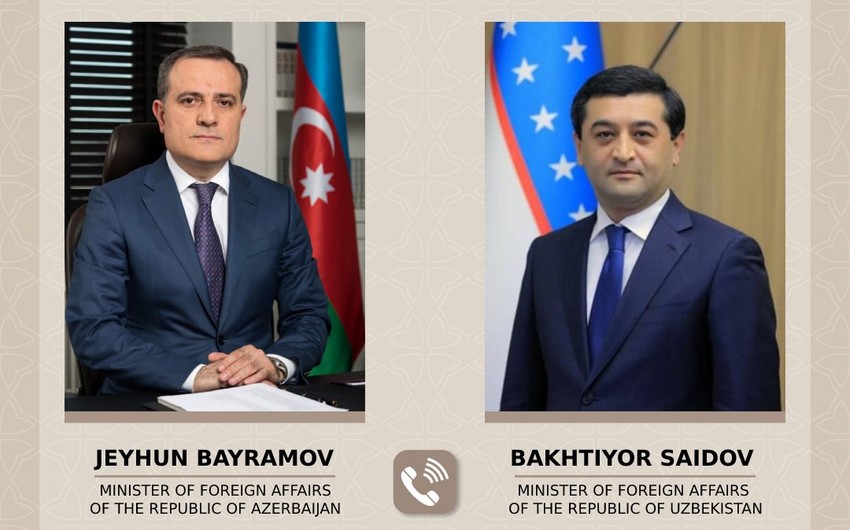 Ceyhun Bayramov həmkarı ilə danışıqlar apardı 