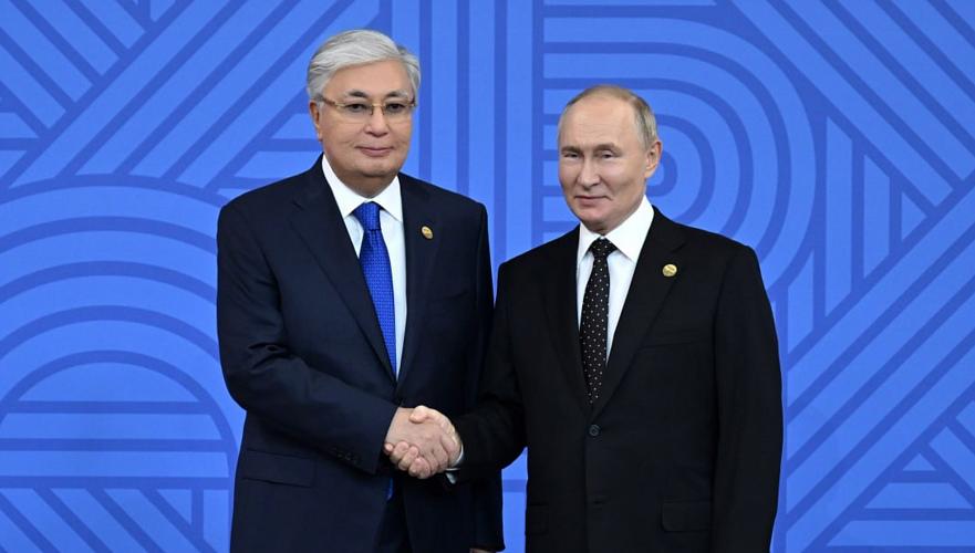 Putin Astanada belə qarşılandı - VİDEO