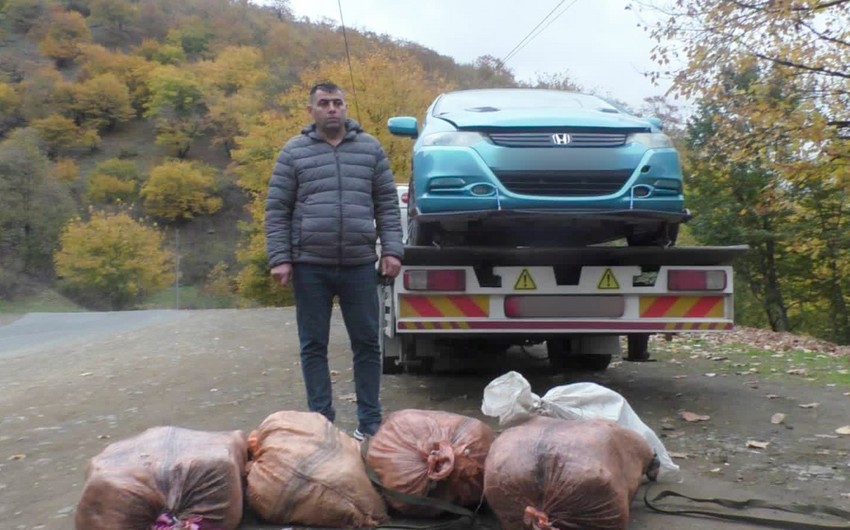 Narkotiki evakuatorla Bakıya gətirmək istəyən dəstə üzvləri YAXALANDI