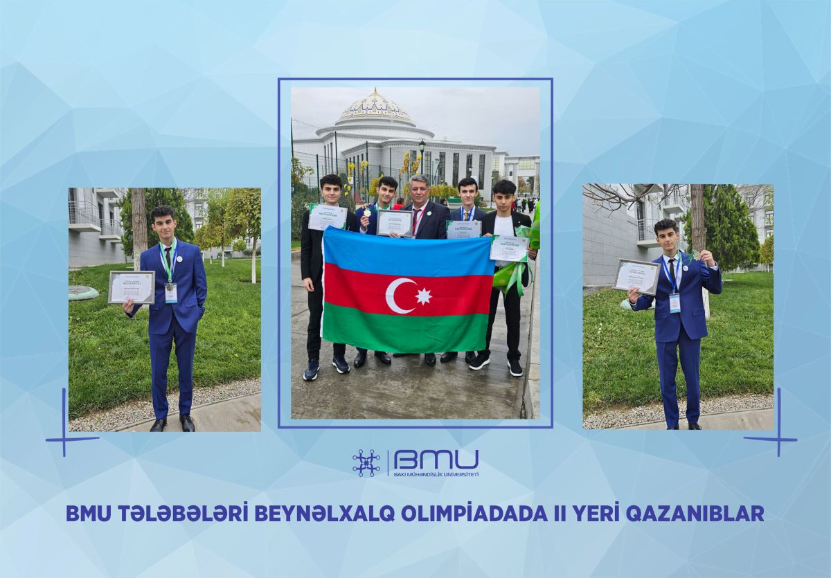 BMU tələbələri beynəlxalq olimpiadada II oldular