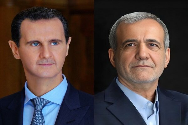 Məsud Pezeşkian Bəşər Əsədlə danışdı 