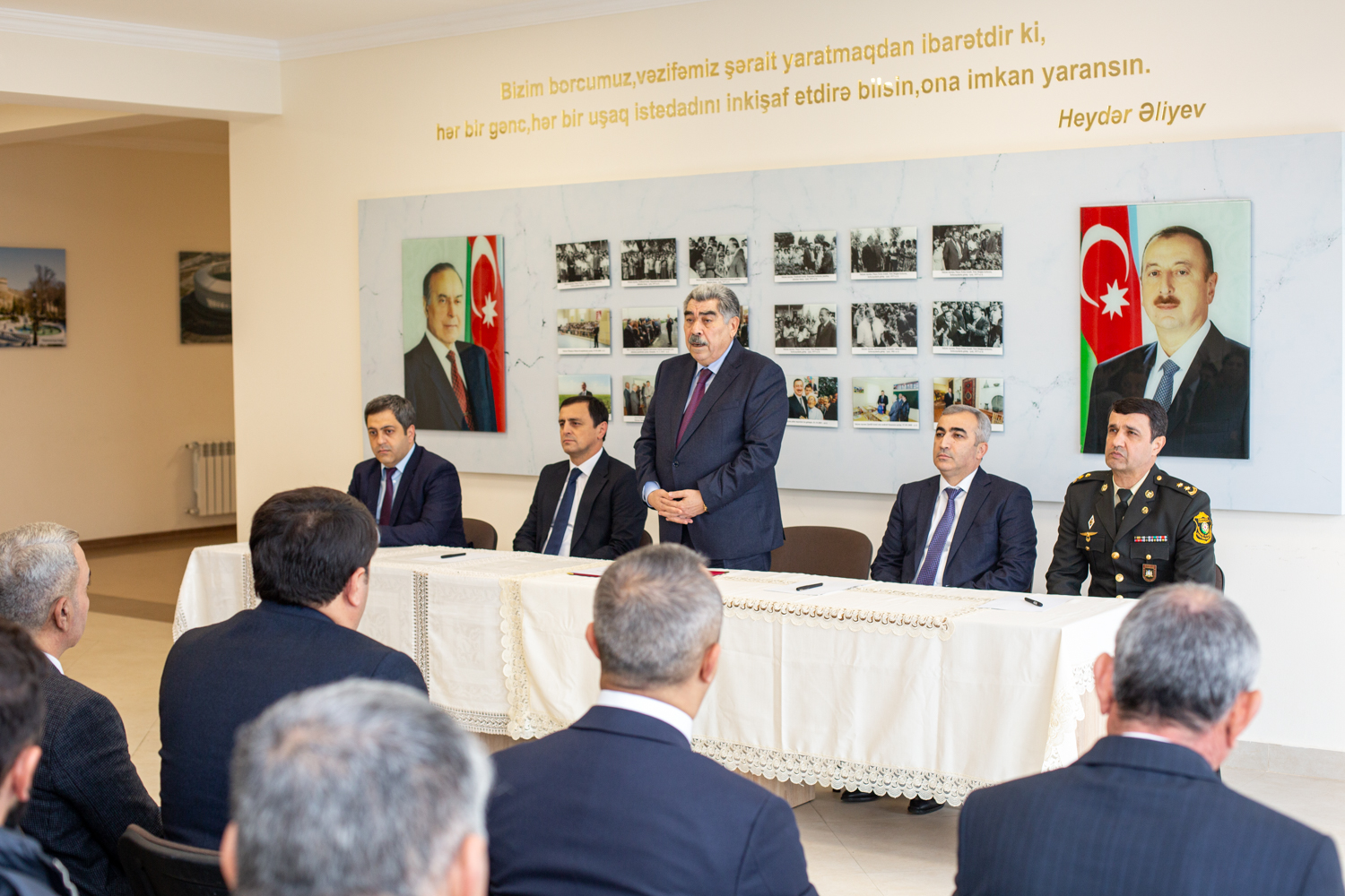 Salyanın icra başçısı Aşağı Kürkəndi sakinləri ilə görüşüb - FOTOLAR