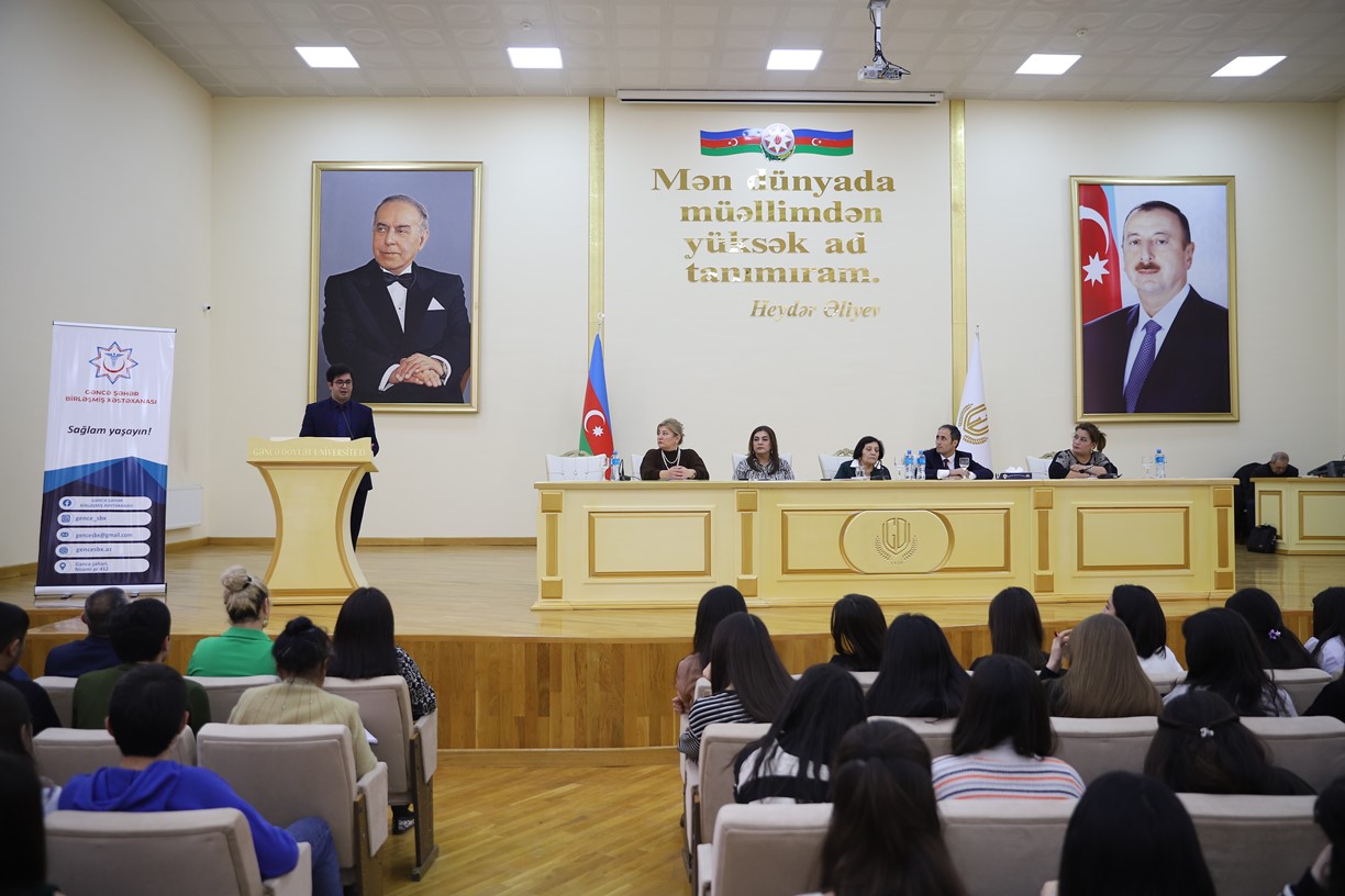 Gəncə Dövlət Universitetində sağlam həyat tərzi təbliğ olunub 