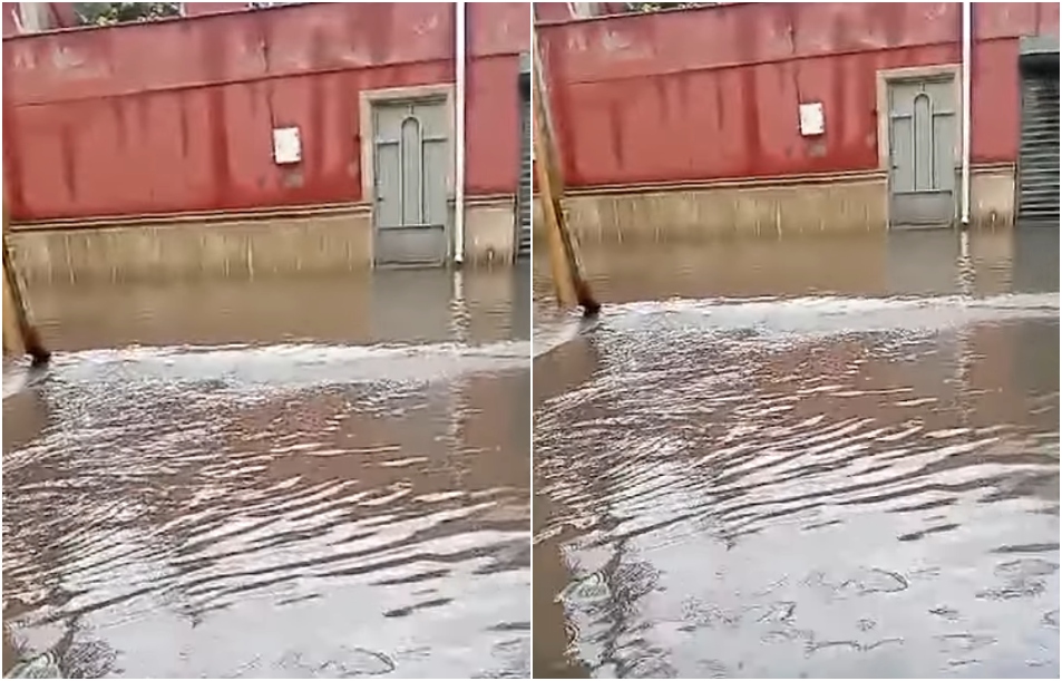 Küçələri su altında qalan Xırdalandan yeni GÖRÜNTÜLƏR