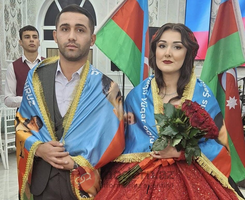 Şəhid qardaşı şəhid bacısı ilə evləndi - FOTOLAR