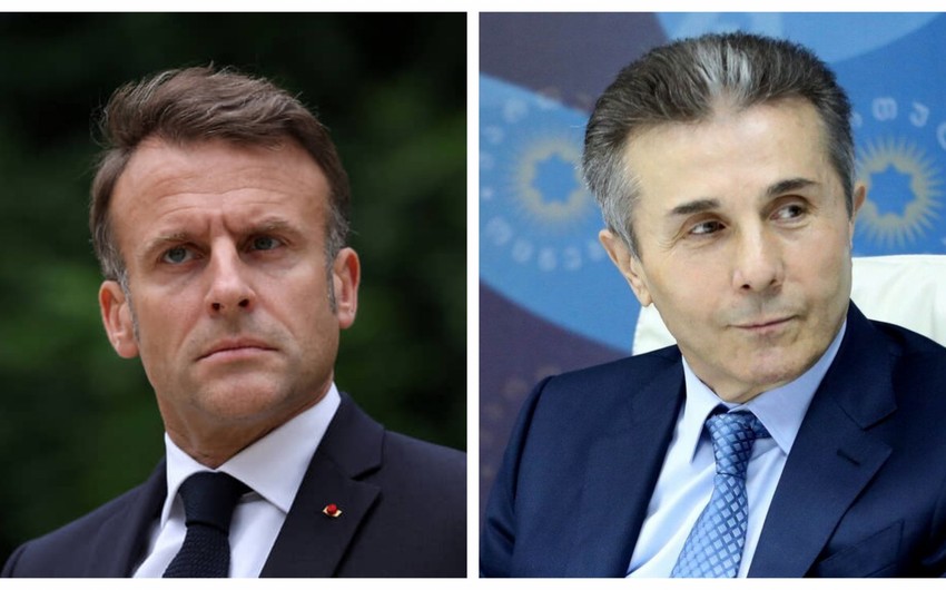 Makron İvanişviliyə zəng etdi: razılığa gəldilər