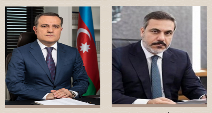 Ceyhun Bayramovla Hakan Fidan Suriyanı MÜZAKİRƏ ETDİ